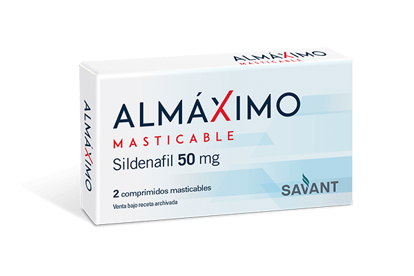 Sildenafil 50mg x 2 tabletas masticable